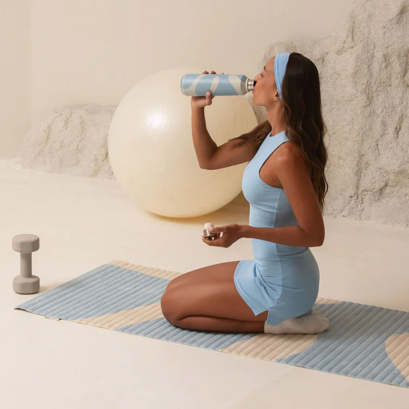 BURGA Burga Water Bottle. Keep Your Drinks At The Perfect Temperature And Your Style Impeccable, Whether At The Gym, Office, Or Outdoors (Flow) (500 Ml)